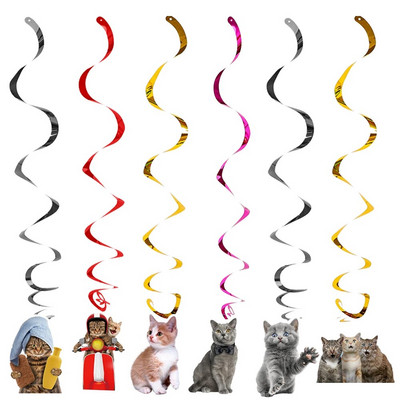 Kućni ljubimci Tema Mačke Sretan rođendan Dekoracija Posuđe Papirnata čaša Tanjur Salveta Balon Party Slatka mačka Pribor za tuširanje djeteta