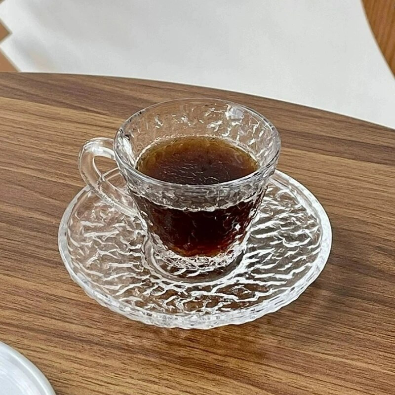 Kreativni set šalica za kavu s ručkom i uzorkom ledenjaka Šalica za latte kavu Jednostavne šalice za popodnevni čaj s mlijekom Posuđe za piće Dodaci za dom