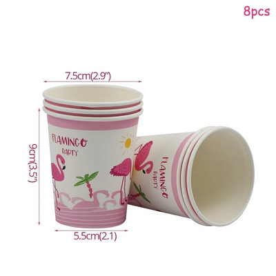 Flamingo Hawaii Luau Party Decoration Balon Bunting Banner Hawaiian Summer Tropical Party Supplies Wedding Birthday Party Deco