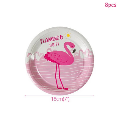 Flamingo Hawaii Luau Party Decoration Balon Bunting Banner Hawaiian Summer Tropical Party Supplies Wedding Birthday Party Deco