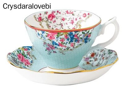 Europos Albert Bone China kavos rinkinys Keraminis porcelianinis indas Popietės arbatos Pieno puodelis Organizatorius Virtuvės priedai