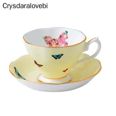 Europos Albert Bone China kavos rinkinys Keraminis porcelianinis indas Popietės arbatos Pieno puodelis Organizatorius Virtuvės priedai