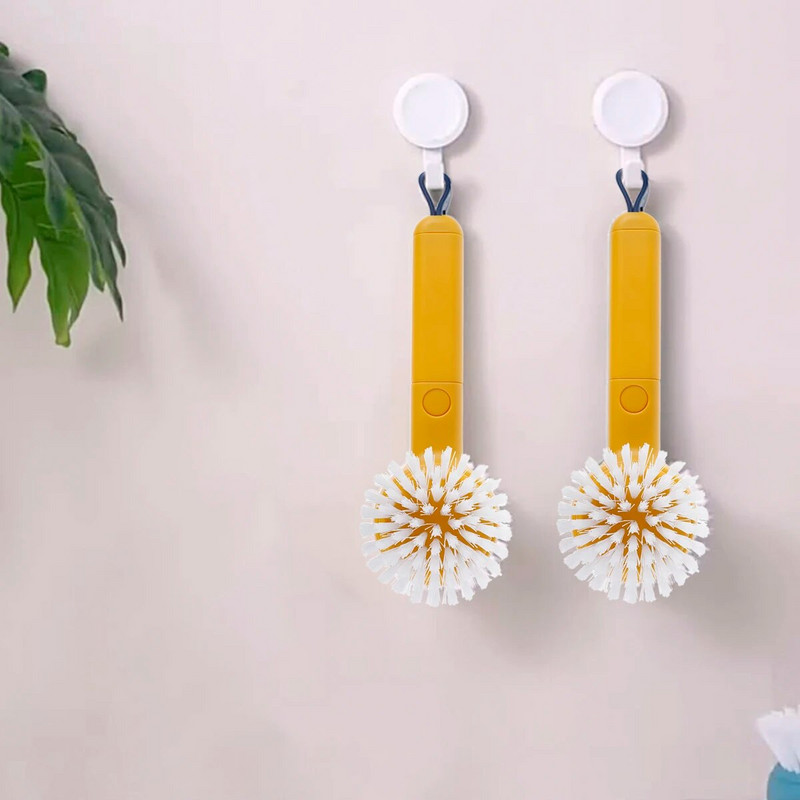 2-ühes puu-köögiviljade puhastuspintsel Köögi multifunktsionaalne puu-köögiviljahari koos koorijaga Köögiviljade pesuharja purustamise tööriist