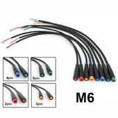 M6 2 3 4 5 6 Pin Αδιάβροχο καλώδιο M-6 Τερματικός ηλιακός πίνακας Mini βύσμα σήματος σύνδεσης αισθητήρας 26CM Σύνδεση