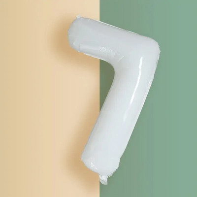 32/40 colių kreminės spalvos numerio balionai 1–9 dideli skaitmeninės folijos helio rutuliukai mergaitėms, suaugusiems, gimtadienio šventės dekoravimo vestuvėms