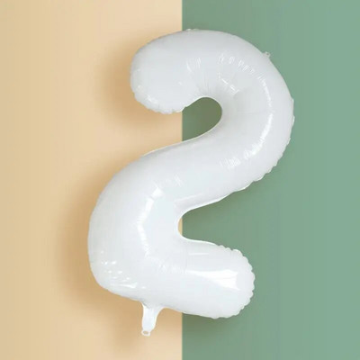 32/40 colių kreminės spalvos numerio balionai 1–9 dideli skaitmeninės folijos helio rutuliukai mergaitėms, suaugusiems, gimtadienio šventės dekoravimo vestuvėms