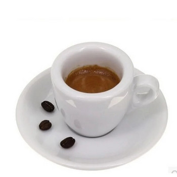 Επαγγελματικό επίπεδο ανταγωνισμού Esp Espresso SHOT Ποτήρι 9mm πάχους Κεραμικά Cafe Espresso Κούπα Πιατάκι για καφέ