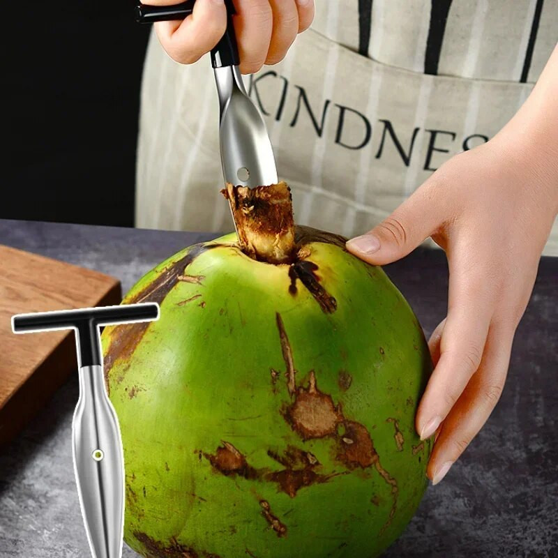 Kokosų atidarytuvas Nerūdijantis plienas Kokosų atidarytuvas Vaisių įrankiai Virtuvės įrankiai Priedai Virtuvės įrankiai Virtuvės priedai