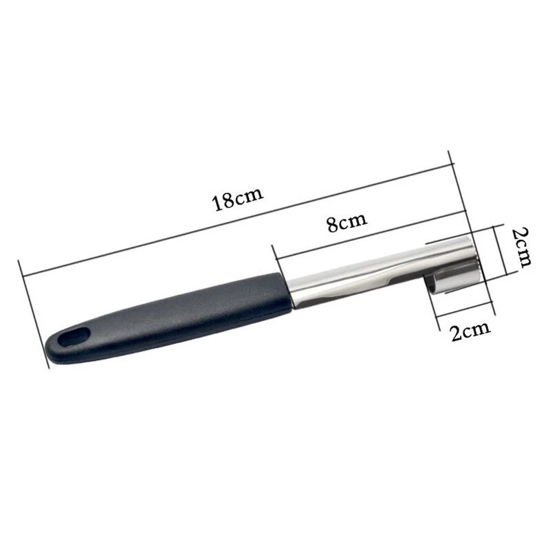 uus 180mm(7``) Apple Corer Pitter Pear Bell Twist Fruit Stoner Easy Core Seed Remover pipar Eemalda Pit Kitchen Tool Vidin
