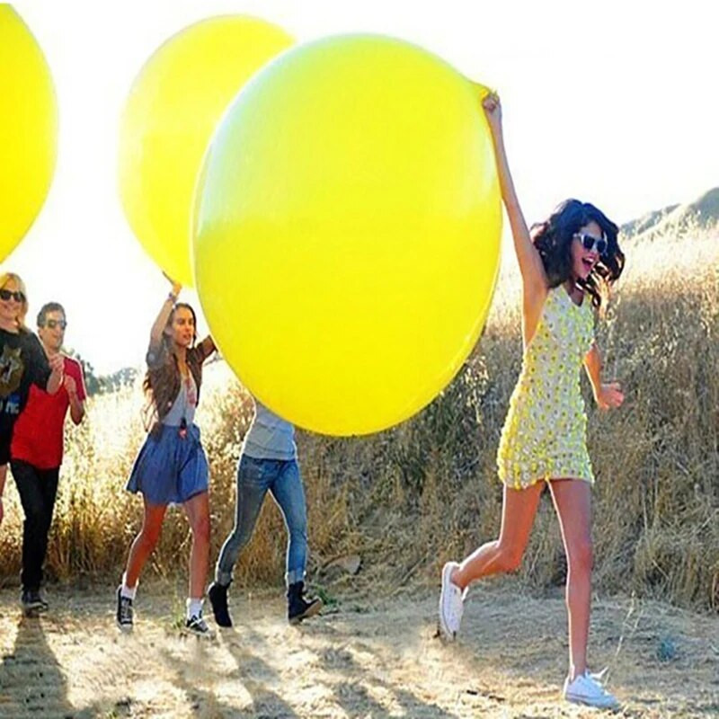 1 vnt. 36 colių rožinė raudona, spalvingi dideli latekso balionai, pripučiami helio pripučiami milžiniški balionai, vestuvių gimtadienio vakarėlio globos papuošimai