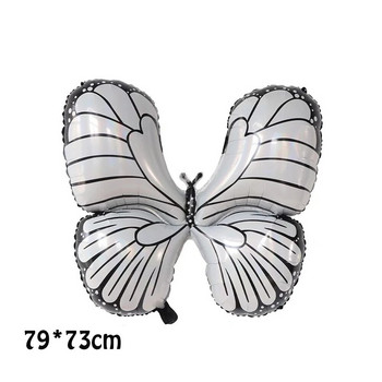 Карикатура Пеперуда Тема Балон от алуминиево фолио Rainbow Butterfly Честит рожден ден Детски подарък Ден на парти Сватбен декор Балон