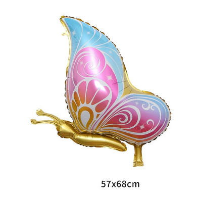 Θέμα κινουμένων σχεδίων πεταλούδα Αλουμινόχαρτο μπαλόνι ουράνιο τόξο πεταλούδα Χρόνια πολλά Παιδικό δώρο Ημέρα για πάρτι Γάμος Διακόσμηση μπαλόνι