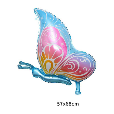 Θέμα κινουμένων σχεδίων πεταλούδα Αλουμινόχαρτο μπαλόνι ουράνιο τόξο πεταλούδα Χρόνια πολλά Παιδικό δώρο Ημέρα για πάρτι Γάμος Διακόσμηση μπαλόνι