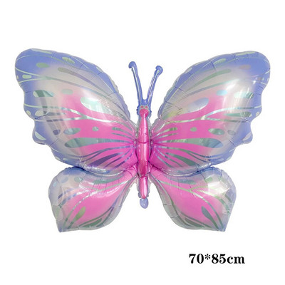 Θέμα κινουμένων σχεδίων πεταλούδα Αλουμινόχαρτο μπαλόνι ουράνιο τόξο πεταλούδα Χρόνια πολλά Παιδικό δώρο Ημέρα για πάρτι Γάμος Διακόσμηση μπαλόνι