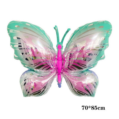 Θέμα κινουμένων σχεδίων πεταλούδα Αλουμινόχαρτο μπαλόνι ουράνιο τόξο πεταλούδα Χρόνια πολλά Παιδικό δώρο Ημέρα για πάρτι Γάμος Διακόσμηση μπαλόνι