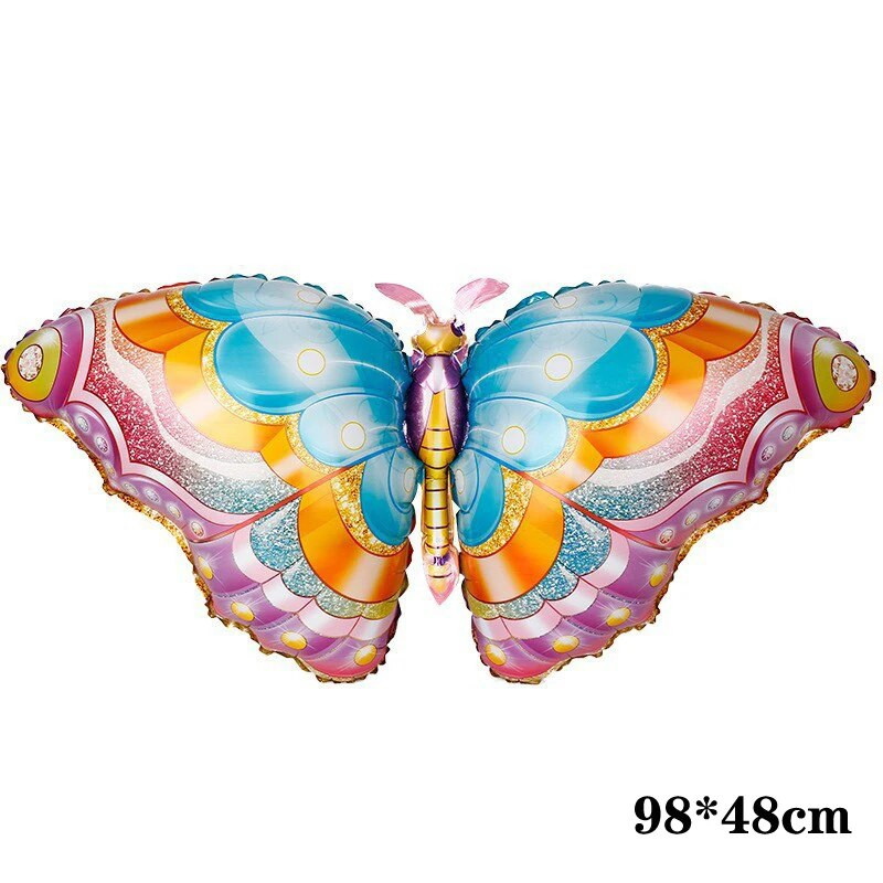 Θέμα κινουμένων σχεδίων πεταλούδα Αλουμινόχαρτο μπαλόνι ουράνιο τόξο πεταλούδα Χρόνια πολλά Παιδικό δώρο Ημέρα για πάρτι Γάμος Διακόσμηση μπαλόνι