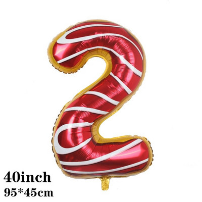 40-инчов балон с крава ферма Голям балон с щампа на крава с номера 0 1 2 3 4 5 6 7 8 9 Фигурки Фолиев балон Детски играчки за украса за рожден ден