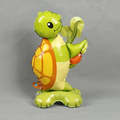 4D стоящи животински балони Карикатура Слон Лисица Динозавър Панда Джунгла Коала Диво животно Декорация за рожден ден Детски подарък Балон