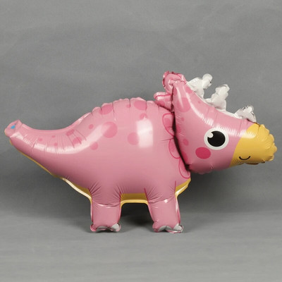 4D стоящи животински балони Карикатура Слон Лисица Динозавър Панда Джунгла Коала Диво животно Декорация за рожден ден Детски подарък Балон