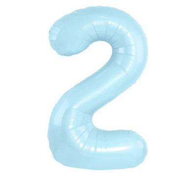 32 colių kūdikių mėlynos rožinės folijos numerio balionas 0 1 2 3 4 5 6 7 8 9 Gimtadienio vakarėlis Baby Shower Vestuvių dekoravimo festivalio balionas