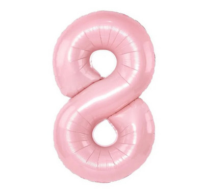 32 colių kūdikių mėlynos rožinės folijos numerio balionas 0 1 2 3 4 5 6 7 8 9 Gimtadienio vakarėlis Baby Shower Vestuvių dekoravimo festivalio balionas