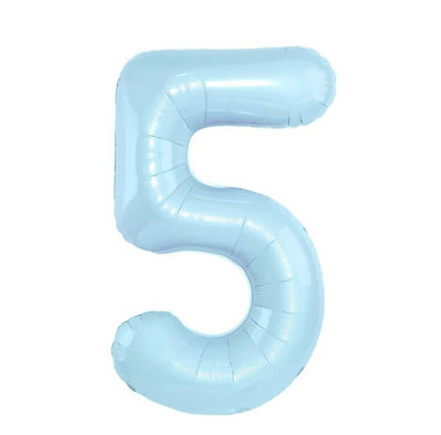 32 colių kūdikių mėlynos rožinės folijos numerio balionas 0 1 2 3 4 5 6 7 8 9 Gimtadienio vakarėlis Baby Shower Vestuvių dekoravimo festivalio balionas