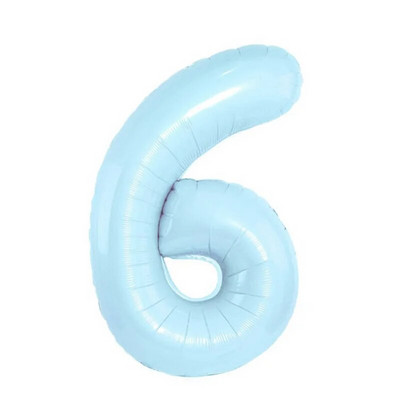 32 colių kūdikių mėlynos rožinės folijos numerio balionas 0 1 2 3 4 5 6 7 8 9 Gimtadienio vakarėlis Baby Shower Vestuvių dekoravimo festivalio balionas