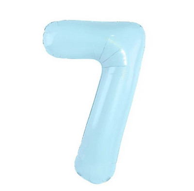 32 colių kūdikių mėlynos rožinės folijos numerio balionas 0 1 2 3 4 5 6 7 8 9 Gimtadienio vakarėlis Baby Shower Vestuvių dekoravimo festivalio balionas