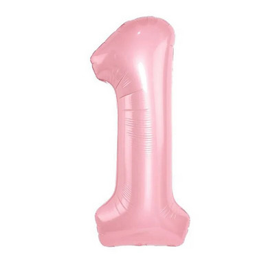 32 colių kūdikių mėlynos rožinės folijos numerio balionas 0 1 2 3 4 5 6 7 8 9 Gimtadienio vakarėlis Baby Shower Vestuvių dekoravimo festivalio balionas