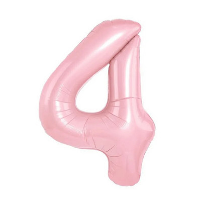 32 colių kūdikių mėlynos rožinės folijos numerio balionas 0 1 2 3 4 5 6 7 8 9 Gimtadienio vakarėlis Baby Shower Vestuvių dekoravimo festivalio balionas