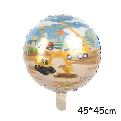 Καρτούν Θέμα Αυτοκινήτου Foil Balloons Παιδικά δώρα Baby Shower Διακόσμηση πάρτι γενεθλίων Παιδικές μπάλες Helium Globos Toys Train Balloon