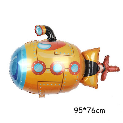 Καρτούν Θέμα Αυτοκινήτου Foil Balloons Παιδικά δώρα Baby Shower Διακόσμηση πάρτι γενεθλίων Παιδικές μπάλες Helium Globos Toys Train Balloon