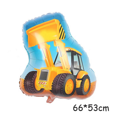 Καρτούν Θέμα Αυτοκινήτου Foil Balloons Παιδικά δώρα Baby Shower Διακόσμηση πάρτι γενεθλίων Παιδικές μπάλες Helium Globos Toys Train Balloon