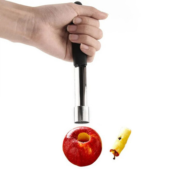 Μήλα Κόκκινοι χουρμάδες Κόφτης αφαίρεσης σπόρων αχλαδιού από ανοξείδωτο ατσάλι Σπίτι Εργαλείο λαχανικών Twist Fruit Core Remove Pit Kitchen Gadgets