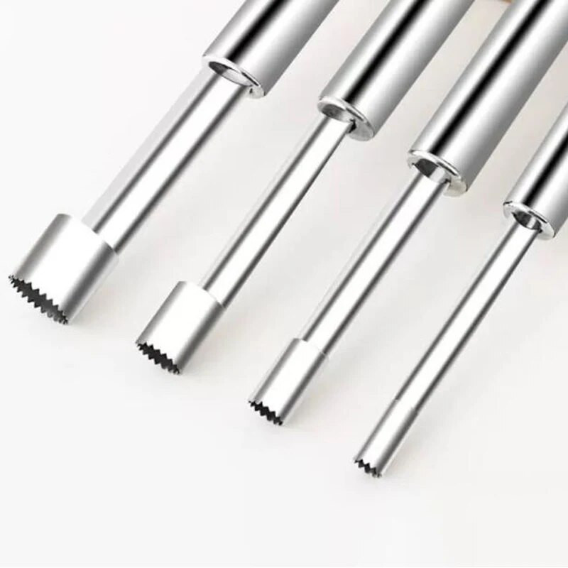 Õunad Punased datlid Koorikud Pirniseemnete eemaldaja Lõikur Roostevabast Terasest Kodu Köögivilja Tööriist Keeramine Puusüdamik Eemalda süvend Köögi vidinad