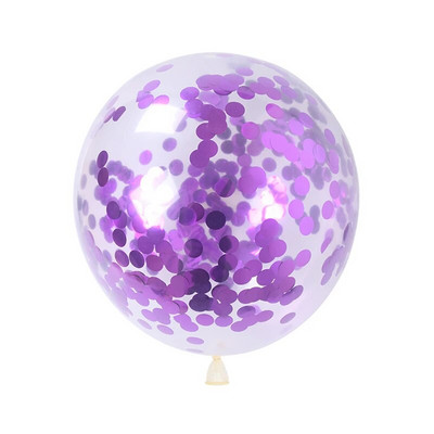 Baloane din latex confetti cu sclipici de 12 inch Decorație romantică pentru nuntă, aur trandafir, decorare transparentă pentru petrecerea de naștere pentru copii