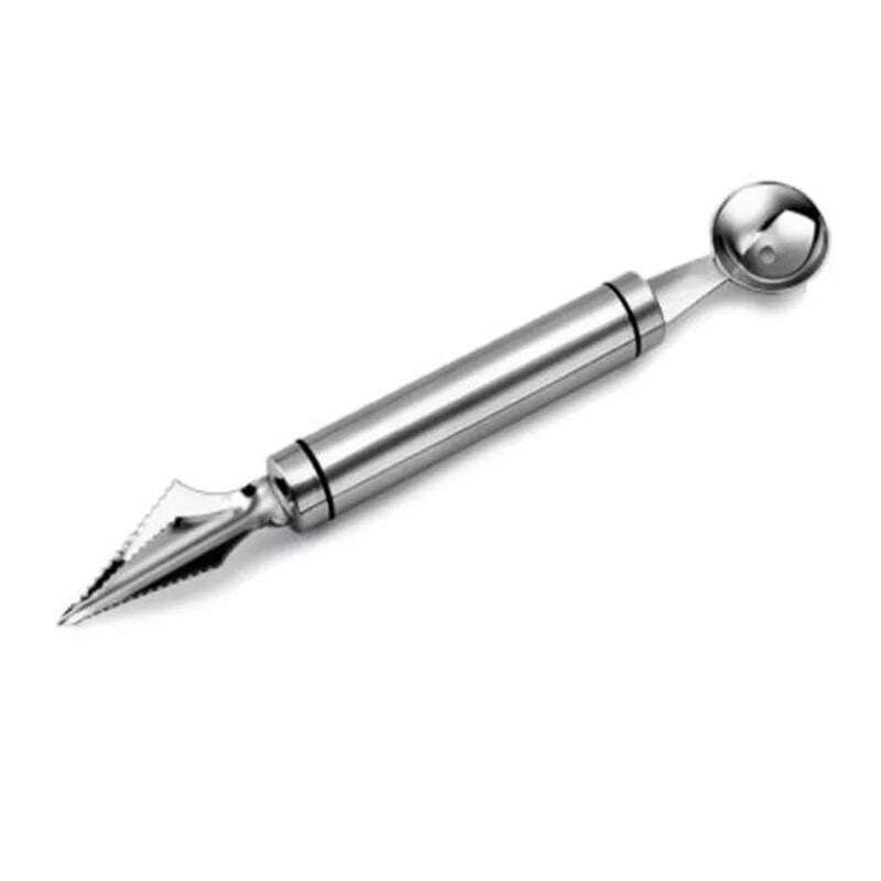 Arbūzų ledų kasimo rutuliukas šaukštas arbūzas melionas vaisių drožyba peilis pjaustyklės prietaisai pasidaryk pats Šaltų patiekalų įrankis