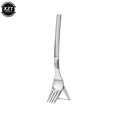 2 viename arbūzų pjaustyklė su šakute Patvari arbūzų pjaustyklė nerūdijančio plieno arbūzų pjaustymo įrankiai virtuvės vaisiams pjaustyti