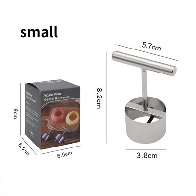 Roostevabast terasest Apple`i südamikulõikur Multifunktsionaalne puuviljasüdamiku eemaldaja köögitööriistade tarvikud
