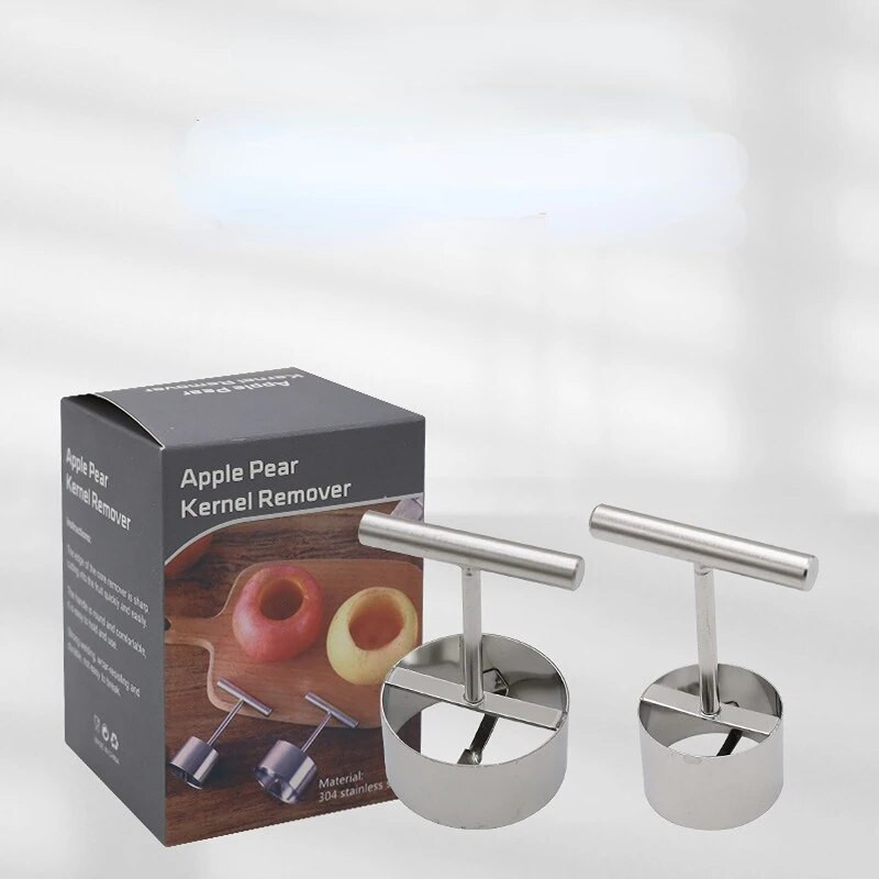 Roostevabast terasest Apple`i südamikulõikur Multifunktsionaalne puuviljasüdamiku eemaldaja köögitööriistade tarvikud