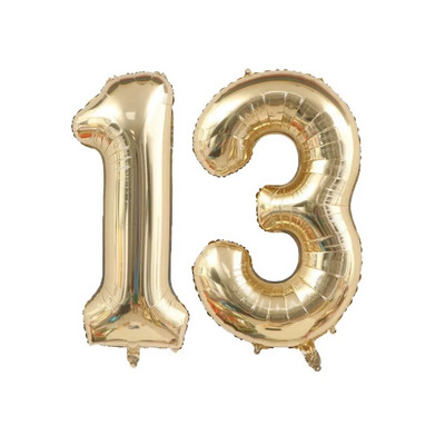 1/2db 40 hüvelykes platina színszámú léggömbök figura hélium léggömb 30 40 50 60 70 boldog születésnapi parti dekoráció barkács kellékek