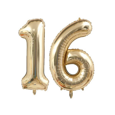 1/2db 40 hüvelykes platina színszámú léggömbök figura hélium léggömb 30 40 50 60 70 boldog születésnapi parti dekoráció barkács kellékek