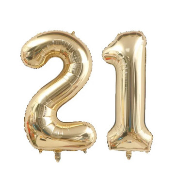1/2db 40 hüvelykes platina színszámú léggömbök figura hélium léggömb 30 40 50 60 70 boldog születésnapi parti dekoráció barkács kellékek