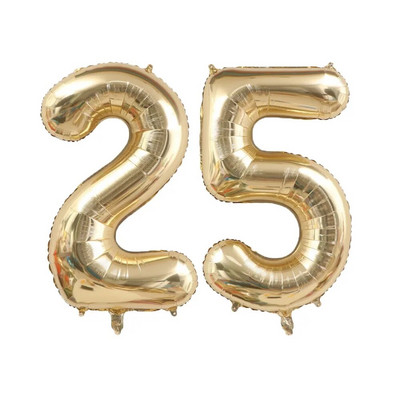 1/2db 40 hüvelykes platina színszámú léggömbök figura hélium léggömb 30 40 50 60 70 boldog születésnapi parti dekoráció barkács kellékek