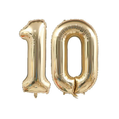 1/2db 40 hüvelykes platina színszámú léggömbök figura hélium léggömb 30 40 50 60 70 boldog születésnapi parti dekoráció barkács kellékek