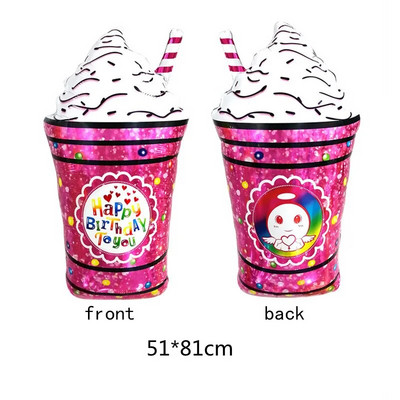 Big Donut Candy Theme Balloons Ice Cream Kids Girl Boy Toy Birthday Party Decoration Baby Shower Sweet Digital Helium Balloon