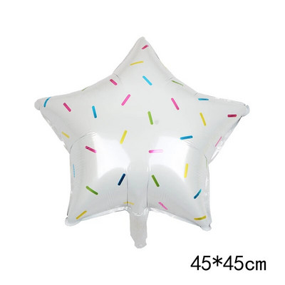 Big Donut Candy Theme Balloons Ice Cream Kids Girl Boy Toy Birthday Party Decoration Baby Shower Sweet Digital Helium Balloon