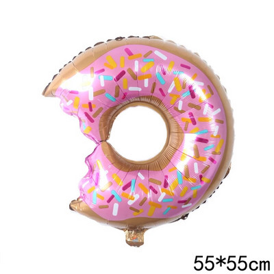 Big Donut Candy Theme Balloons Ice Cream Kids Girl Boy Toy Birthday Party Decoration Baby Shower Sweet Digital Helium Balloon