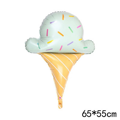 Big Donut Candy Theme Balloons Ice Cream Kids Girl Boy Toy Birthday Party Decoration Baby Shower Sweet Digital Helium Balloon