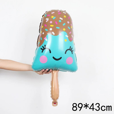 Big Donut Candy Theme Balloons Ice Cream Kids Girl Boy Toy Birthday Party Decoration Baby Shower Sweet Digital Helium Balloon
